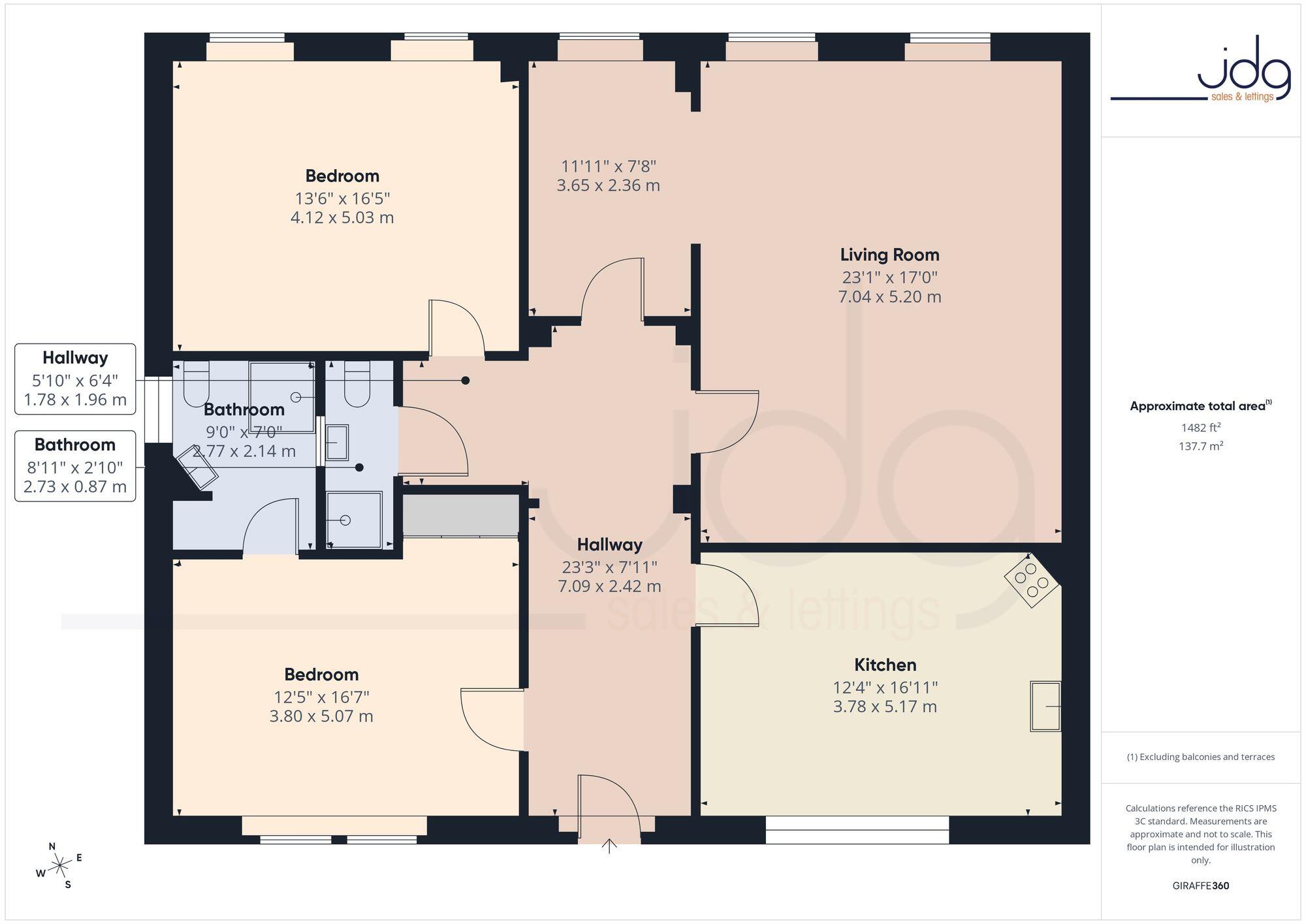 2, Castle Park, Castle Hill | Stunning apartment across from Lancaster Castle floorplan