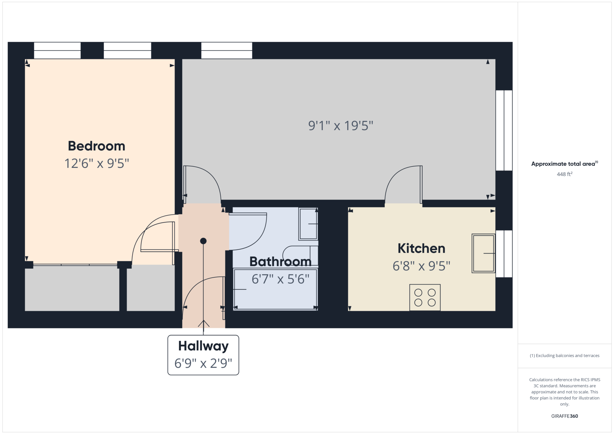 Burnhill Quadrant, Rutherglen floorplan