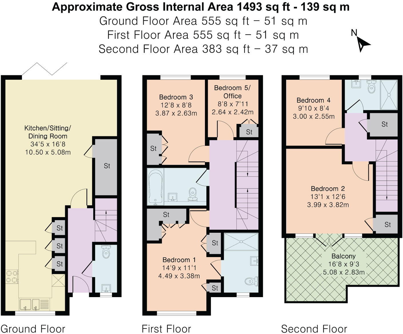 Mary King Close , Standish, Stroud, Gloucestershire, GL10 3WD floorplan