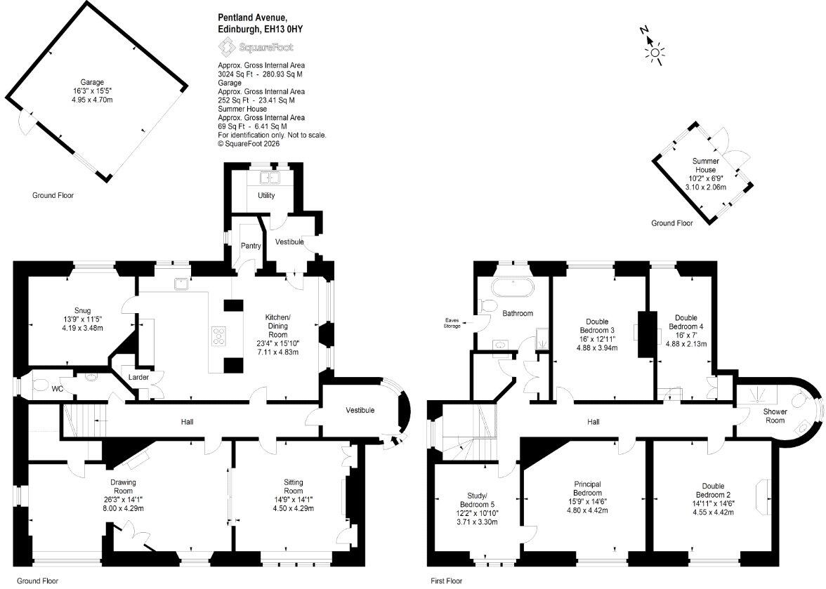 40, Pentland Avenue, Edinburgh floorplan