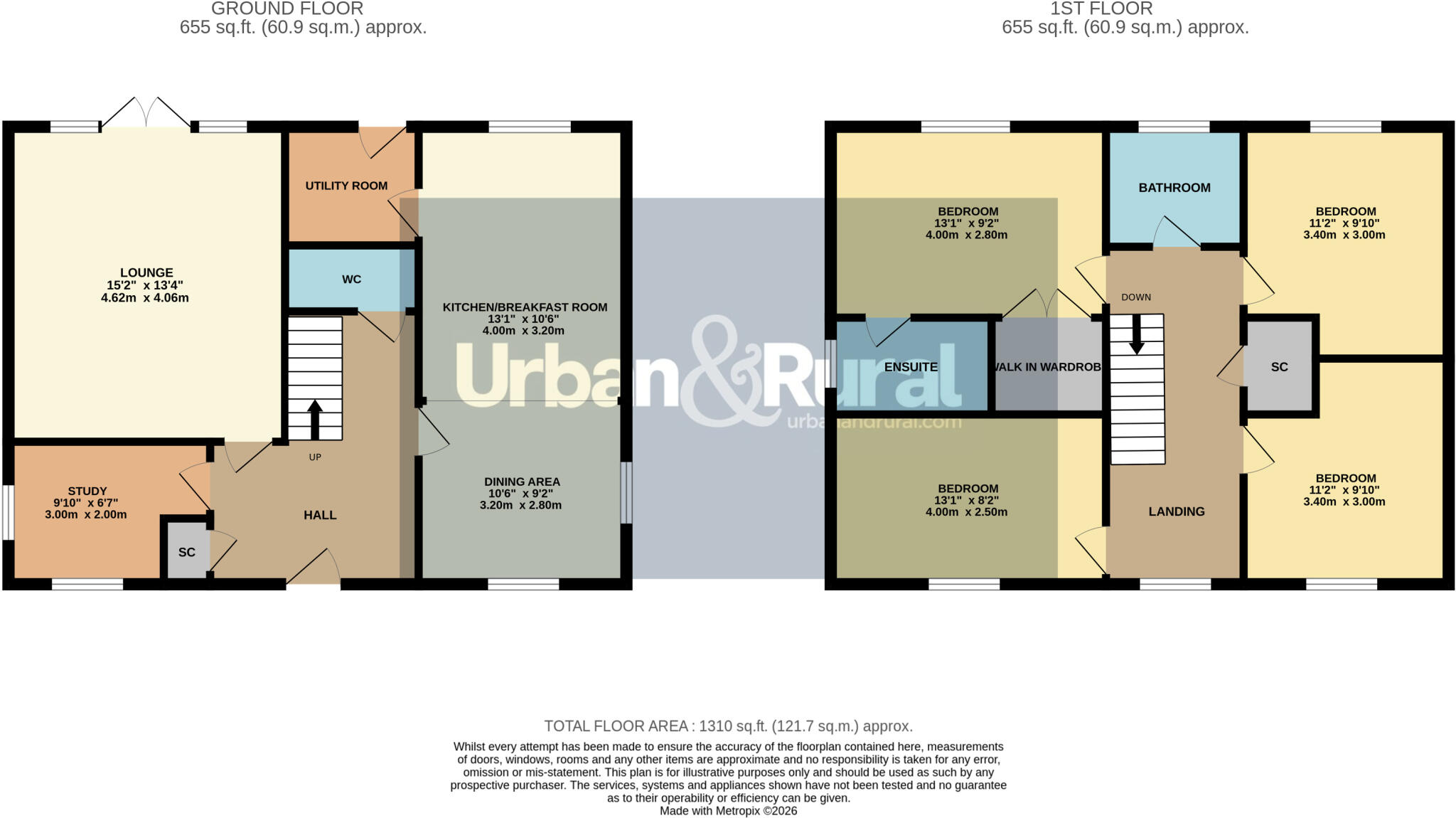 Ridge View, Houghton Conquest, Bedfordshire, MK45 floorplan