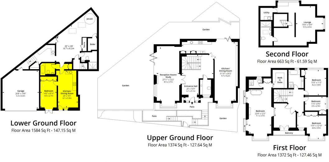 Hornsey Lane Gardens Lon N6 floorplan