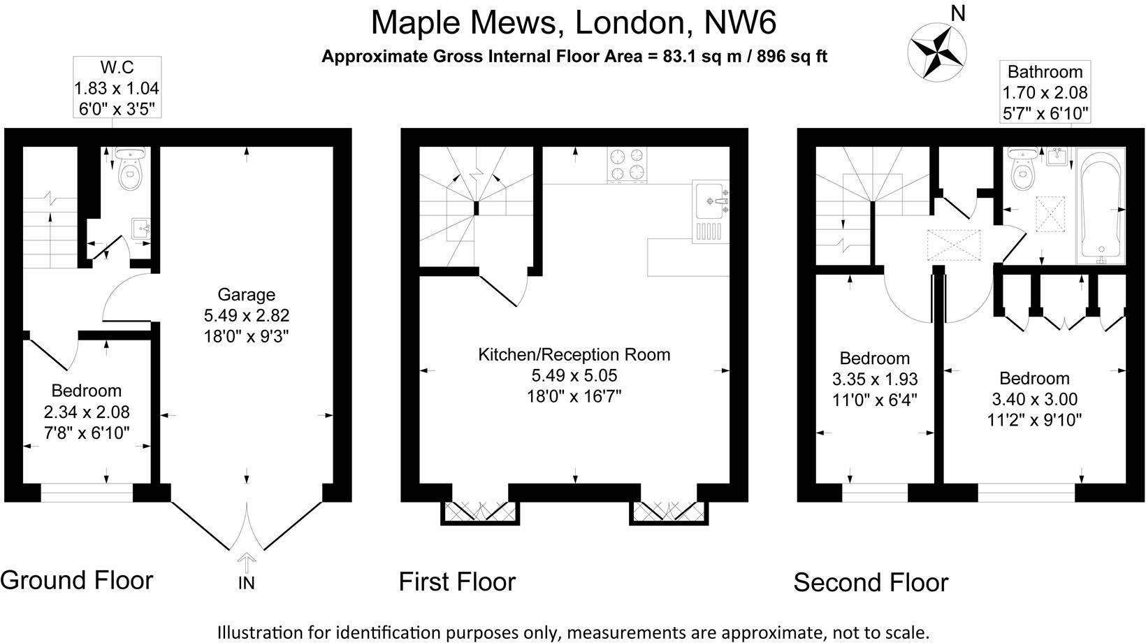 Maple Mews, London floorplan
