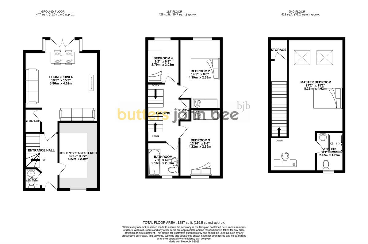 Collerick Close, Alsager floorplan