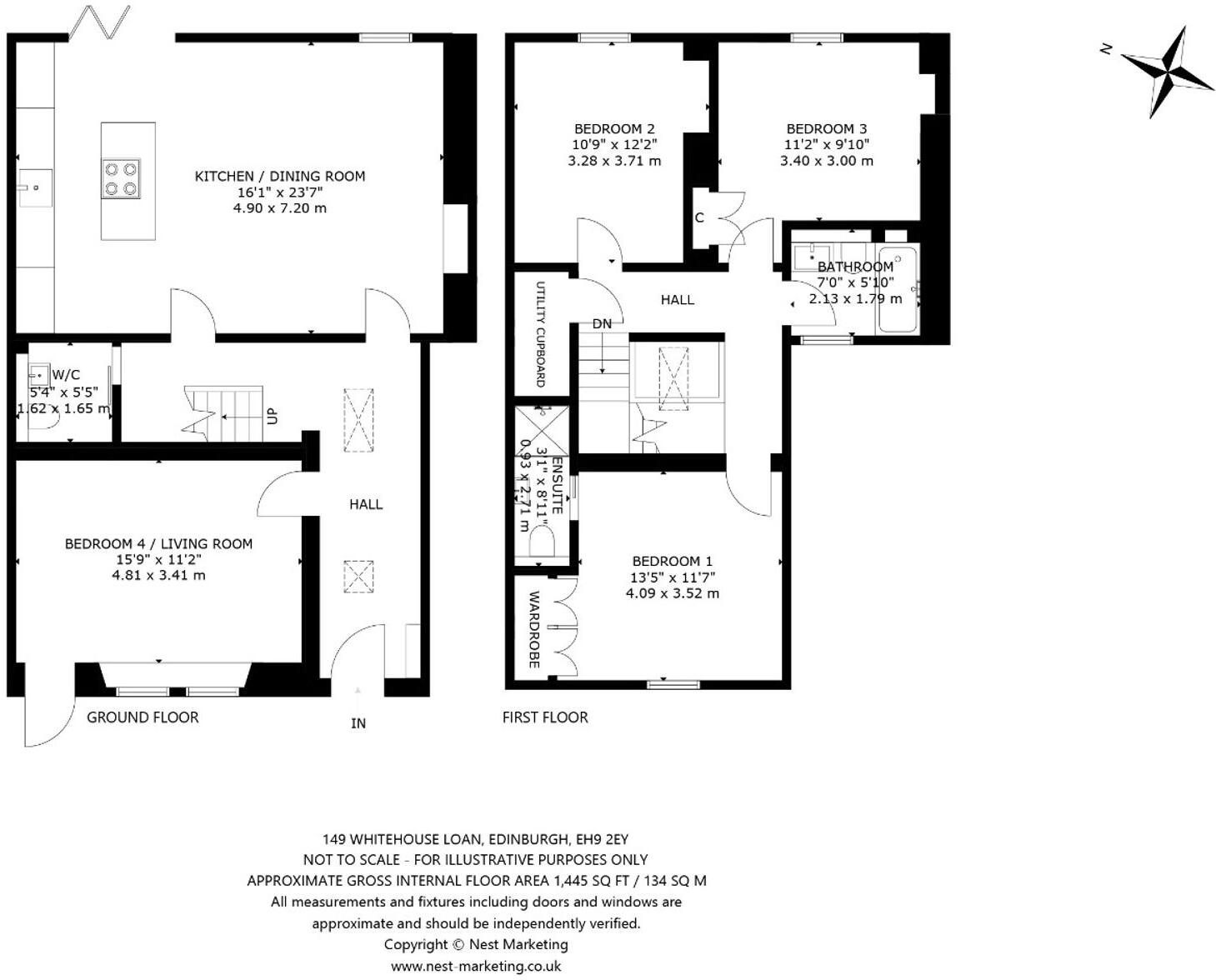 Whitehouse Loan, Edinburgh, EH9 floorplan