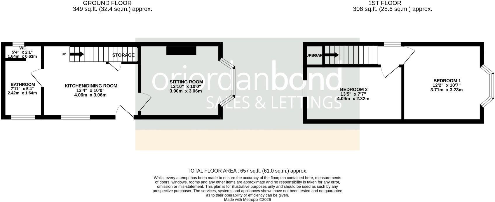 The Square, Earls Barton, Northamptonshire NN6 floorplan
