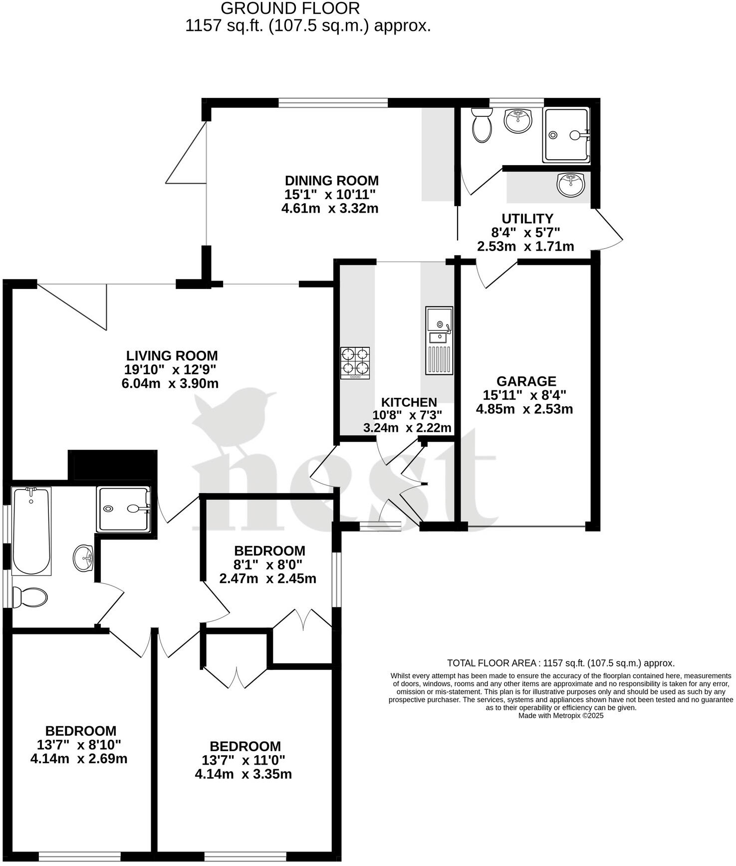 Longmead Way, Taunton, Somerset floorplan