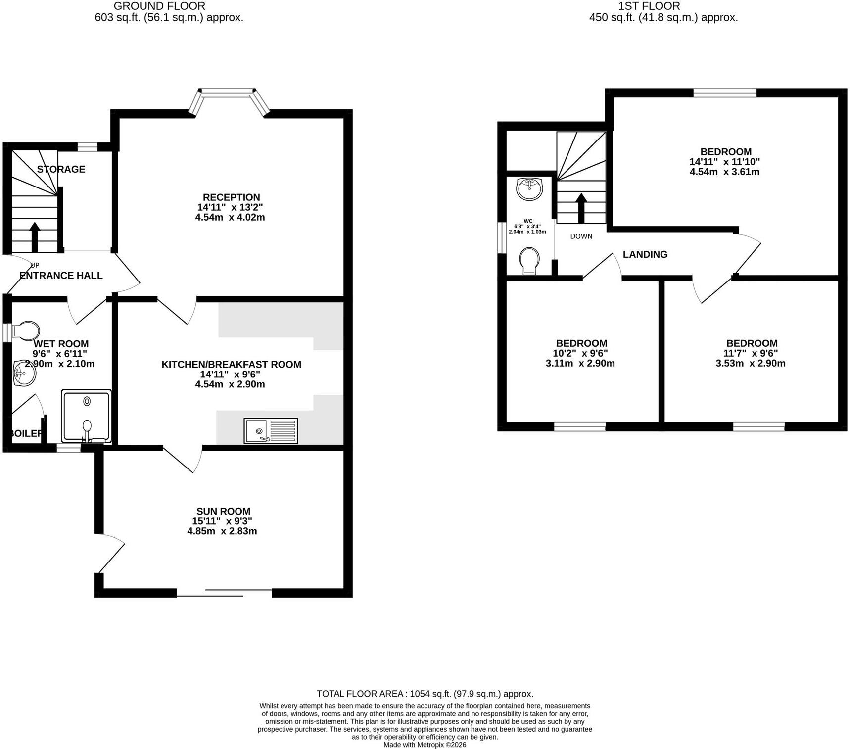 Park Lane, Tutbury, DE13 floorplan