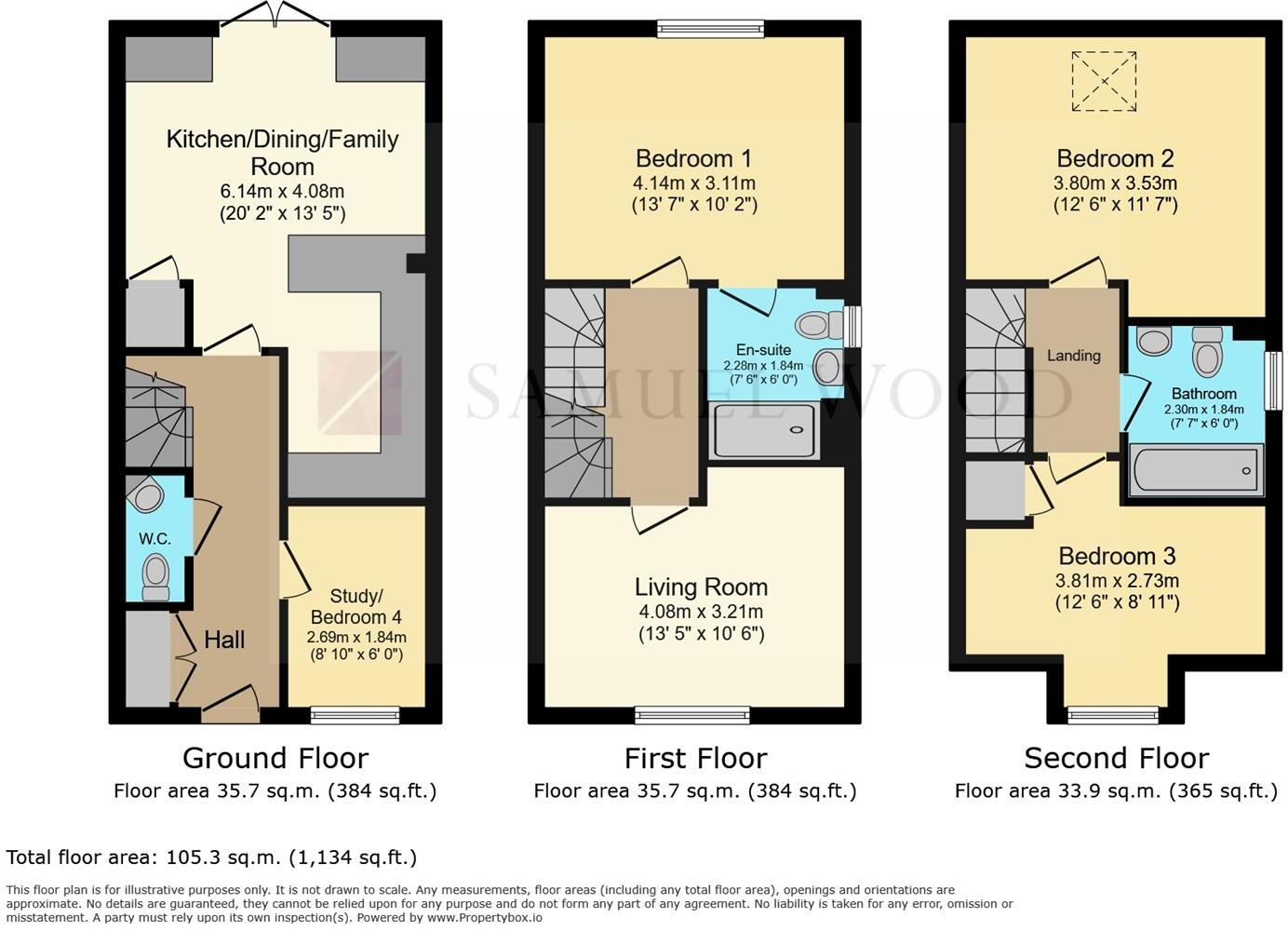 Bligny Crescent, Bicton Heath, Shrewsbury floorplan