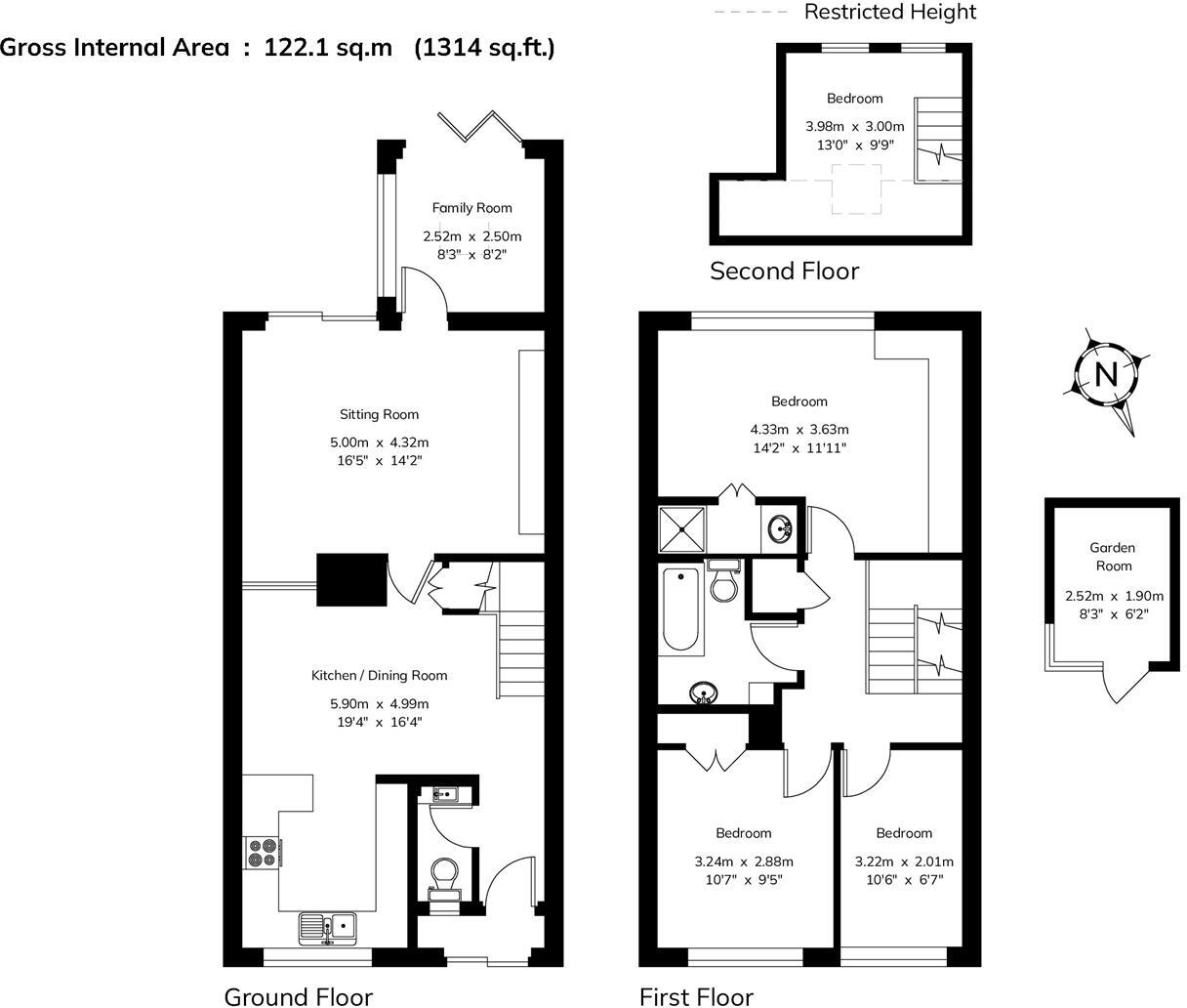 Shirley Grove, Tunbridge Wells floorplan