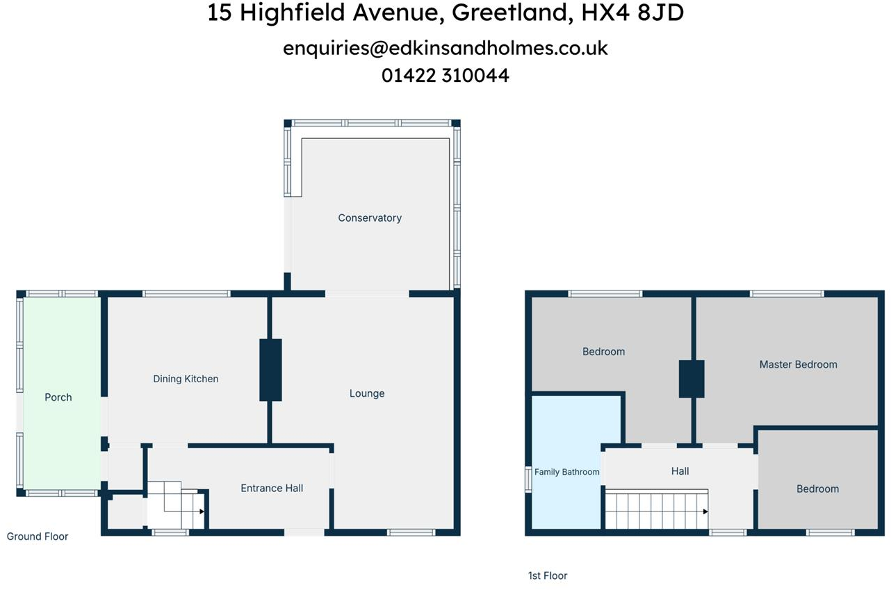 Highfield Avenue, Greetland, Halifax floorplan