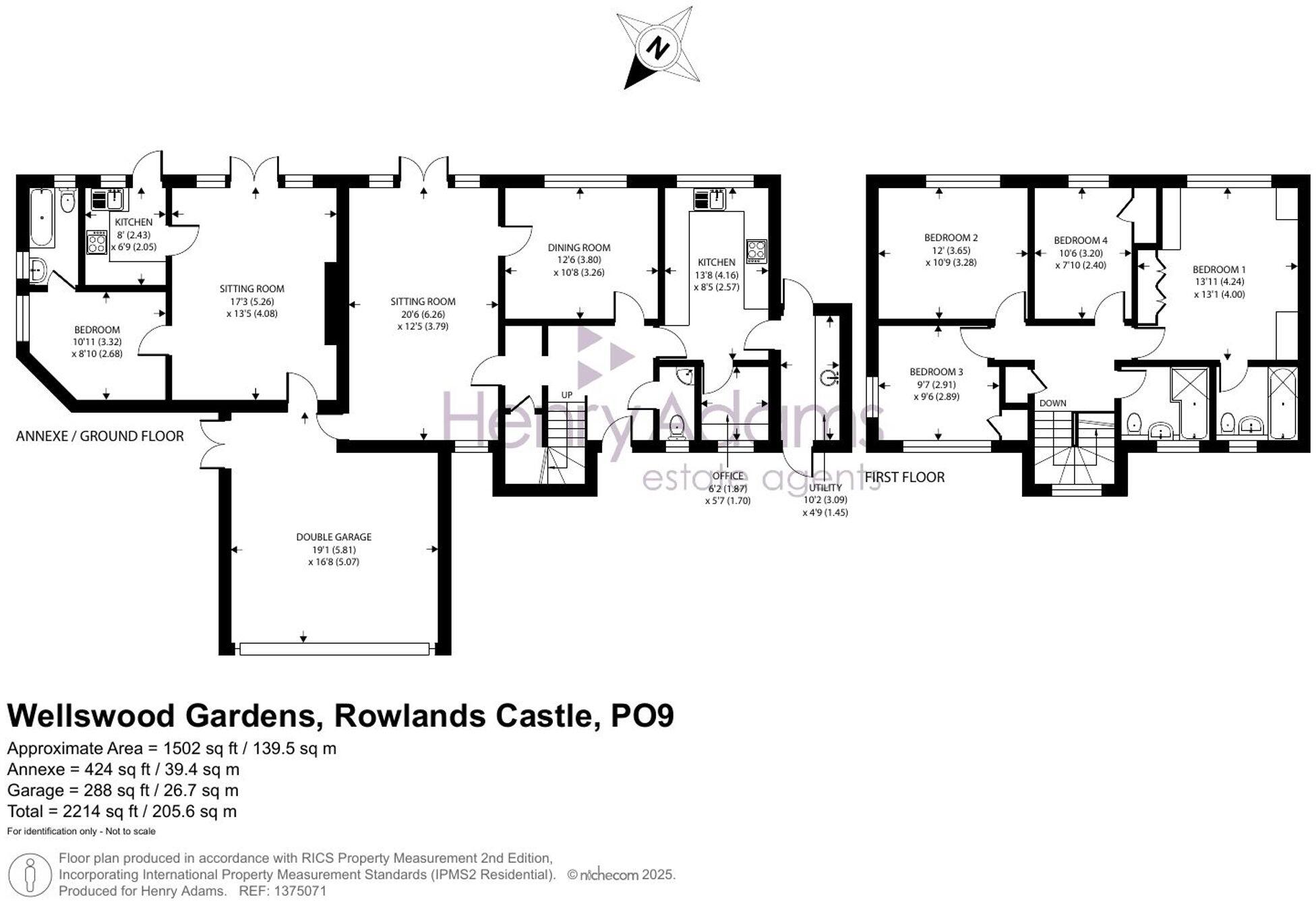 Wellswood Gardens, Rowland's Castle, PO9 floorplan