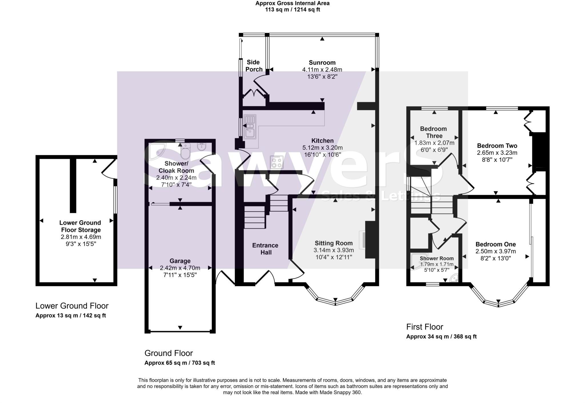 Bourne Lane, Stroud floorplan
