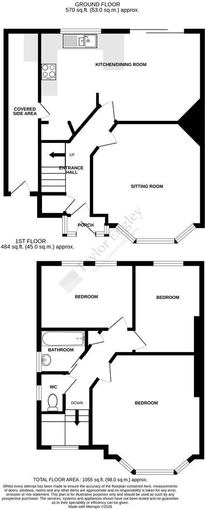 Fitzmaurice Avenue, Roselands, Eastbourne floorplan