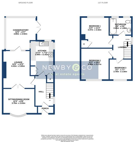 Woodfield Road, Rothley, Leicester floorplan