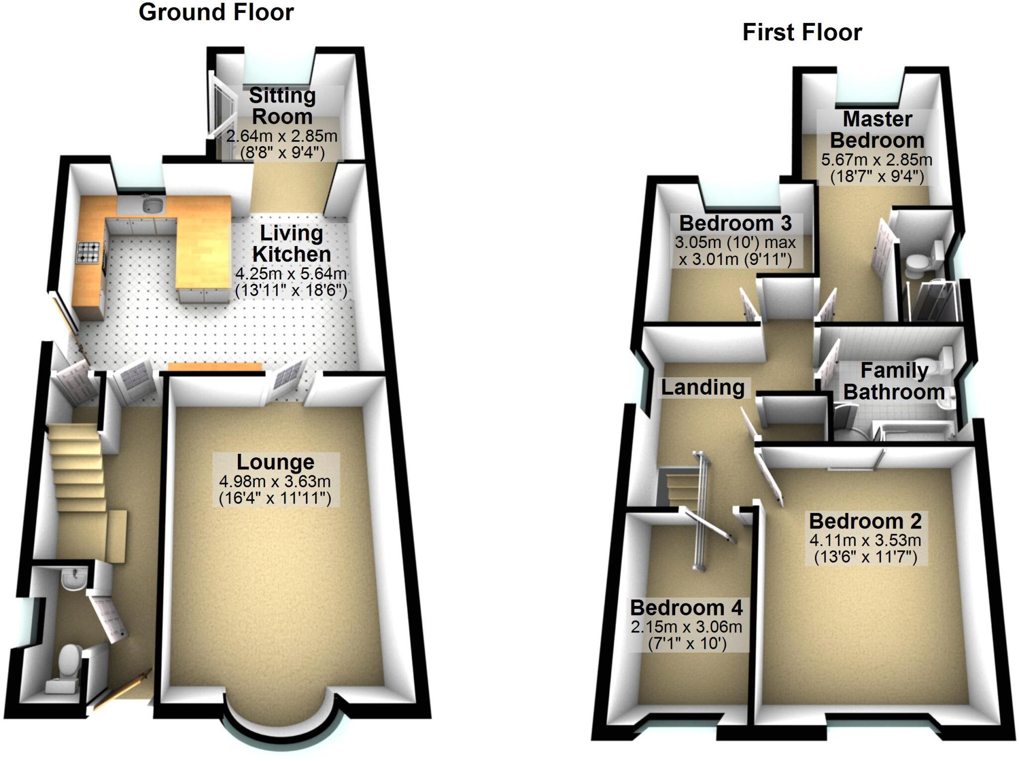 Spring Bank Drive, Liversedge, WF15 floorplan