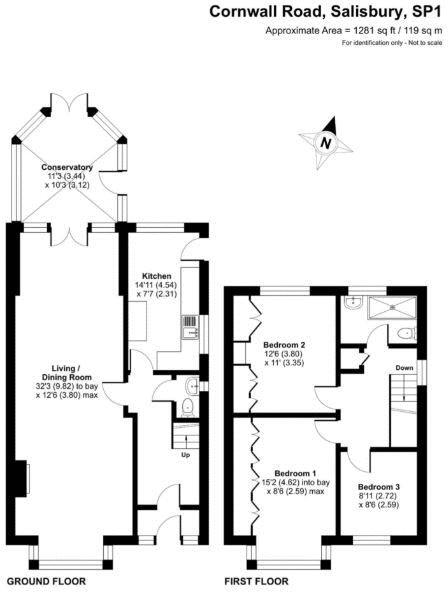 Cornwall Road, Salisbury                   ***VIDEO TOUR*** floorplan