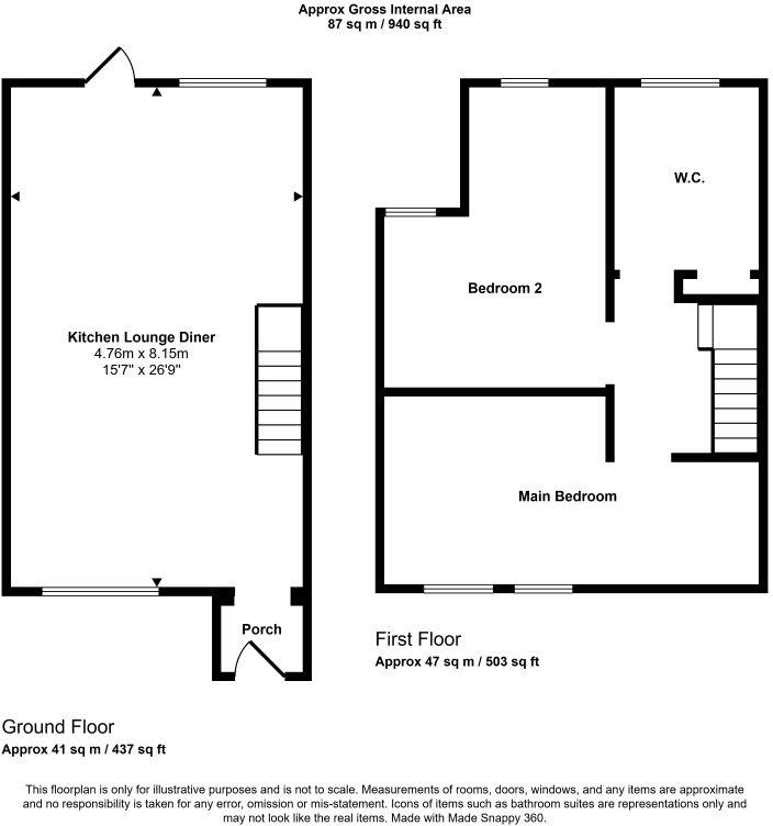 6a Pembury Close, Bromley, Kent, BR2 7PS floorplan