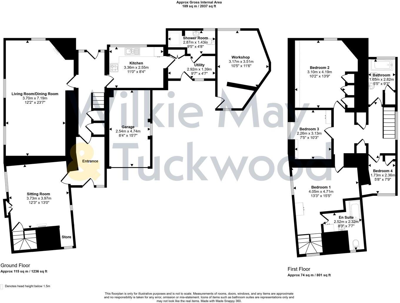 Mill Lane, Watchet floorplan