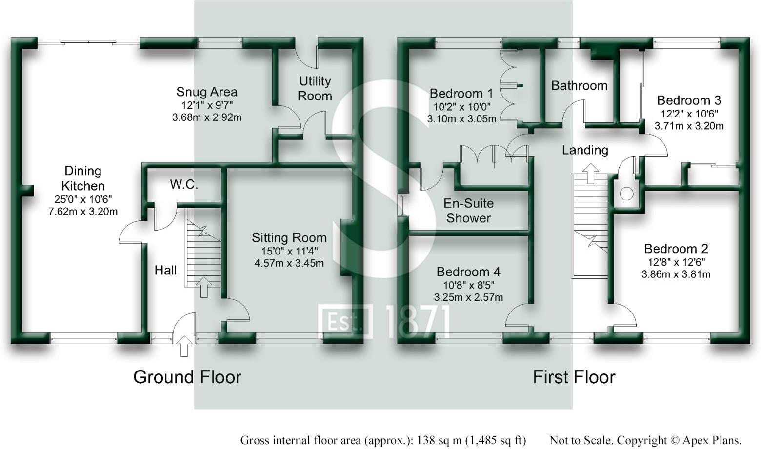 Hurns Way, Easingwold floorplan