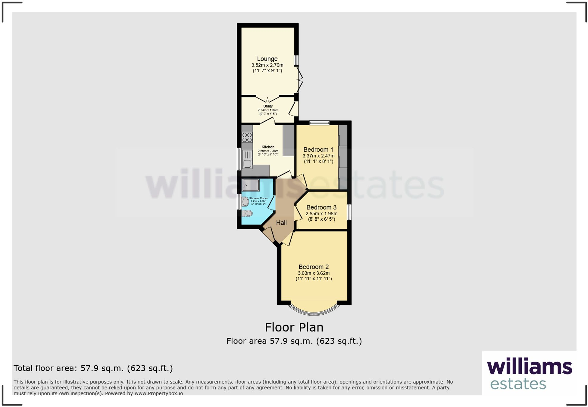 St. Margarets Drive, Rhyl, LL18 floorplan