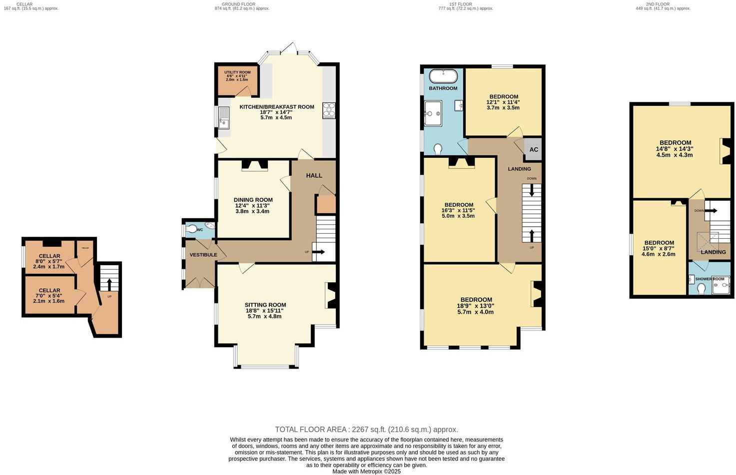 Albert Park Road, Malvern, WR14 floorplan