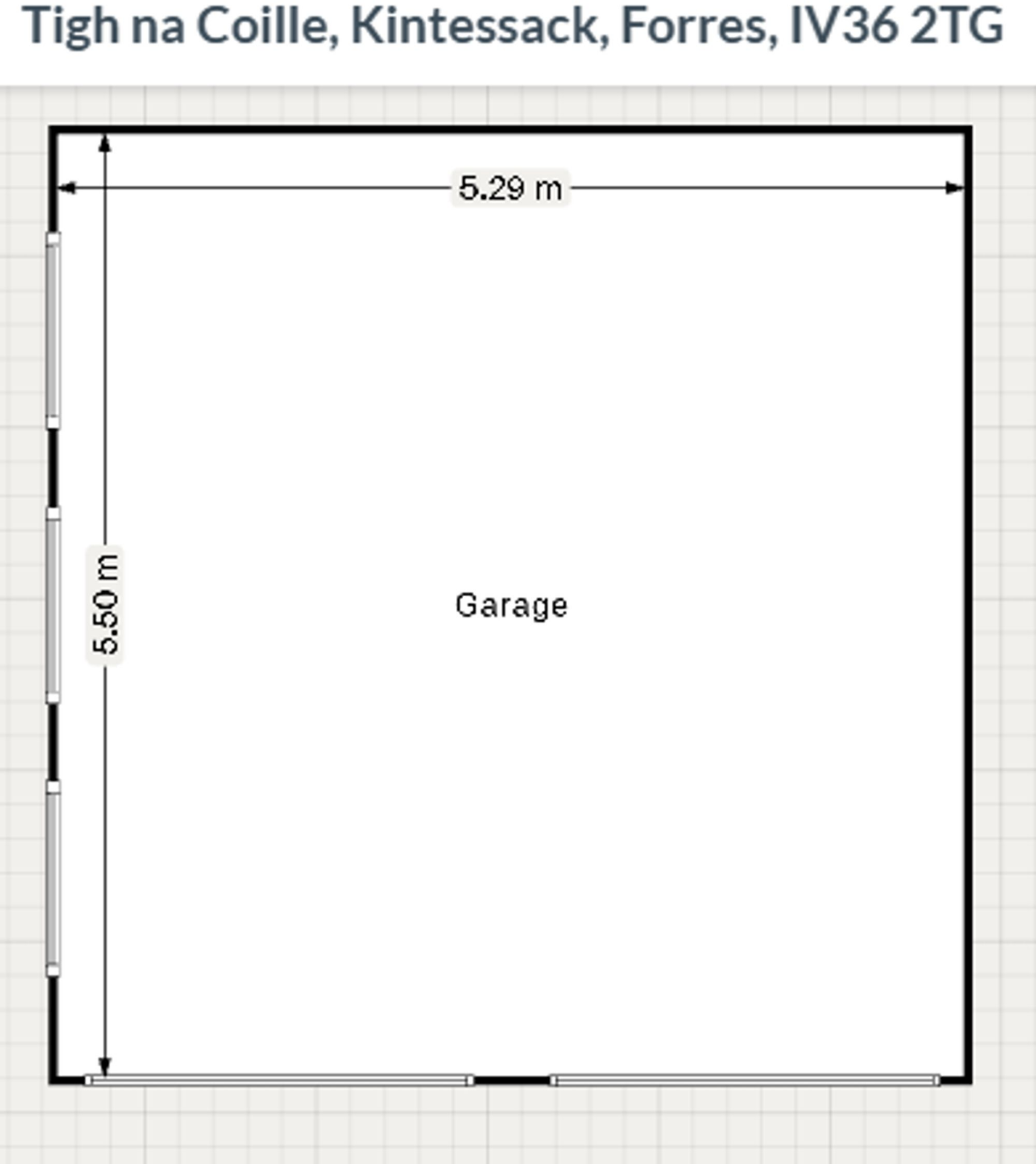 Kintessack, Forres, IV36 floorplan