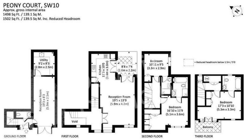 Peony Court, SW10 floorplan