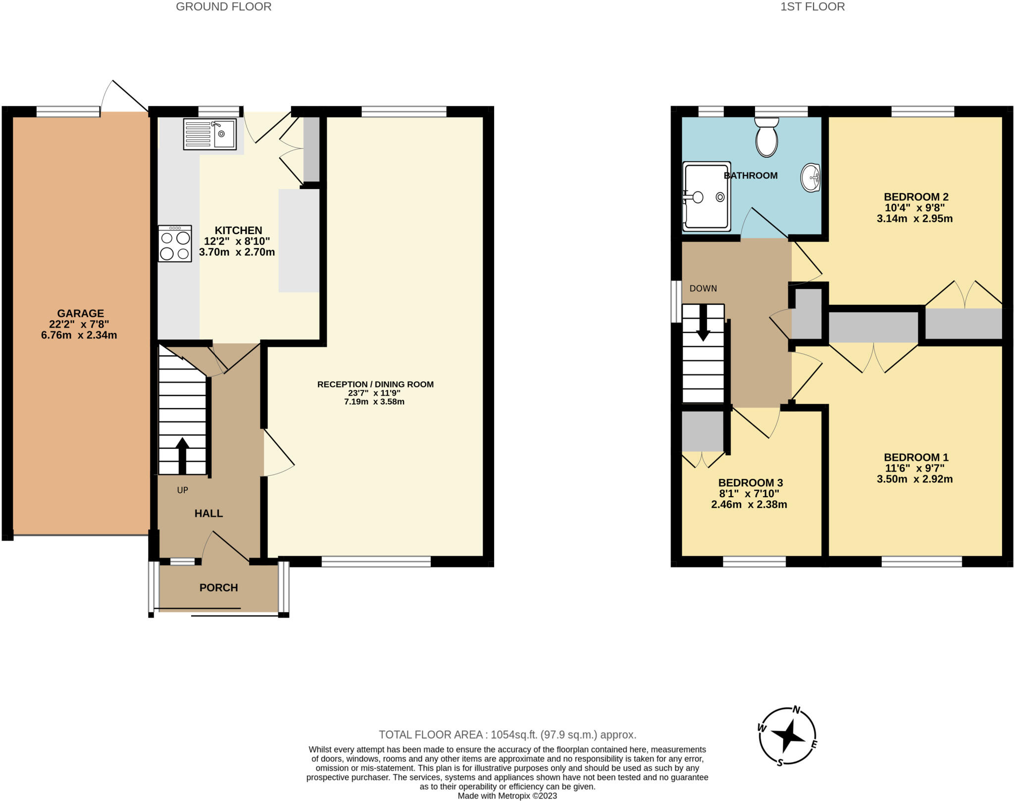 Churchfield, Edenbridge, Kent, TN8 floorplan