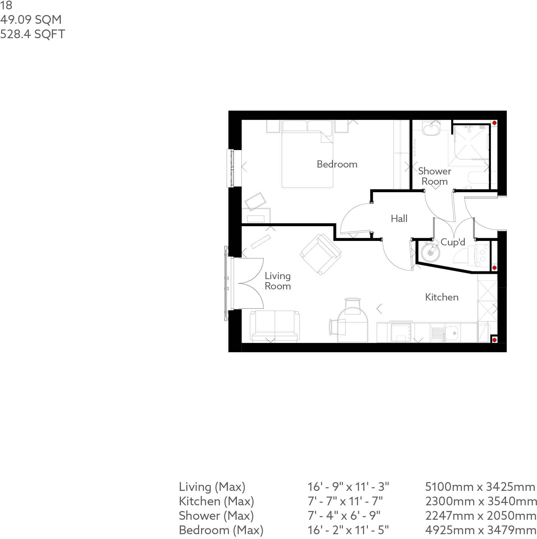 4 Langholm Close, Beverley, East Riding of Yorkshire, HU17 7DH floorplan