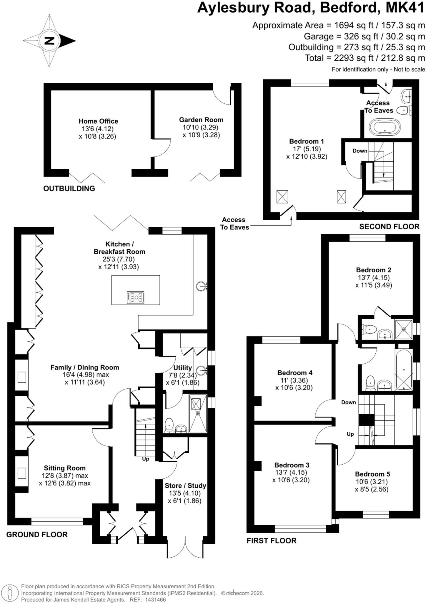 Aylesbury Road, Bedford, MK41 floorplan