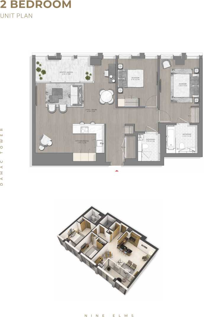 Bondway, Parry St, Nine Elms, London, SW8 floorplan