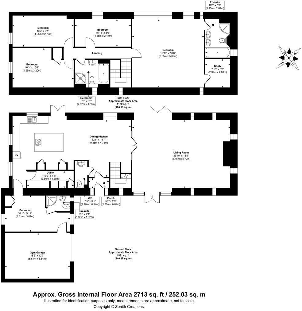 The Arch Barn, Scarsdale Ridge, Bardsey, Leeds floorplan
