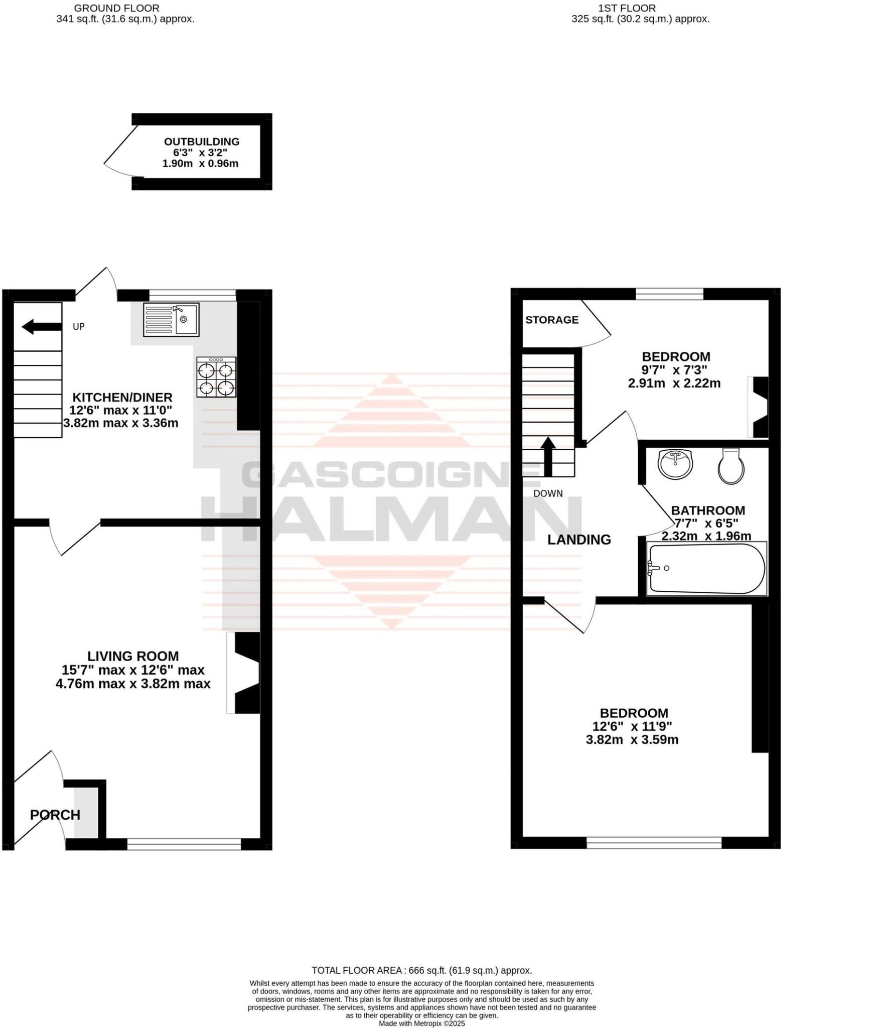 Hyde Grove, Sale, M33 floorplan
