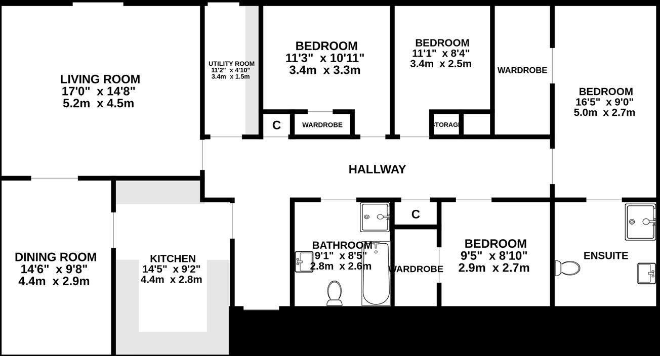 10 Balnafettack Road, Inverness, IV3 8TF floorplan