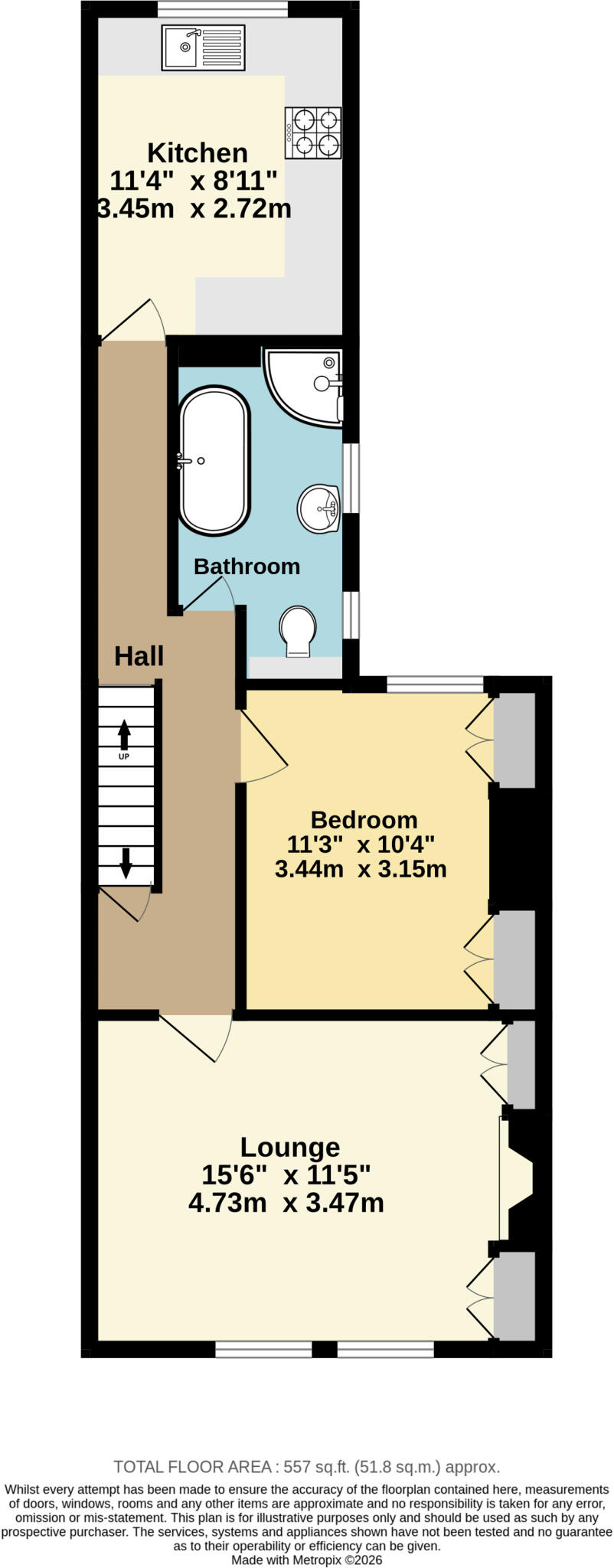 Regent Street, Whitstable, Kent, CT5 floorplan