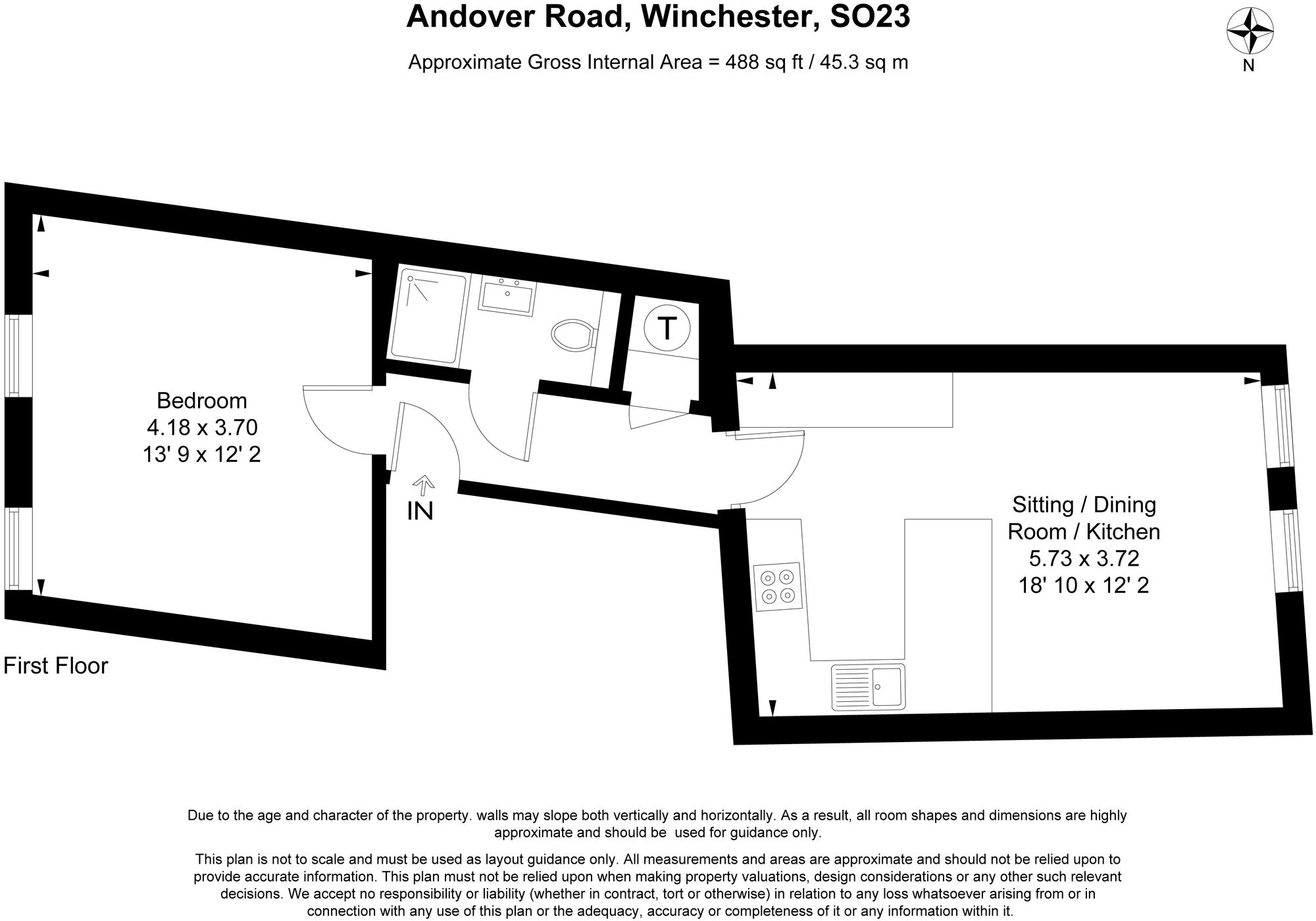 Andover Road, Winchester, SO23 floorplan