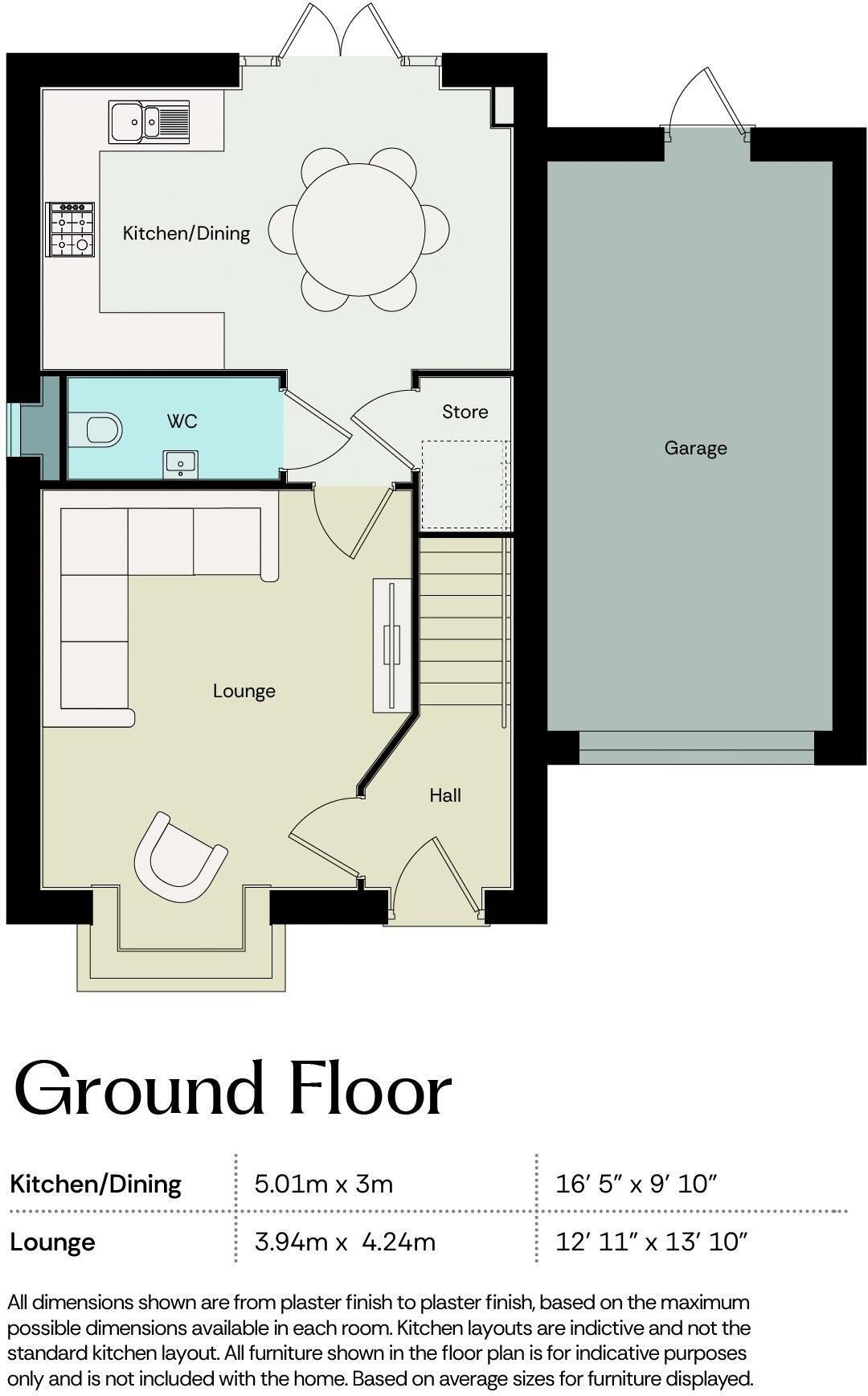 Plot 408 Aysgarth, The Greenways, Rawcliffe Road, Goole, East riding of Yorkshire, DN14 6FJ floorplan