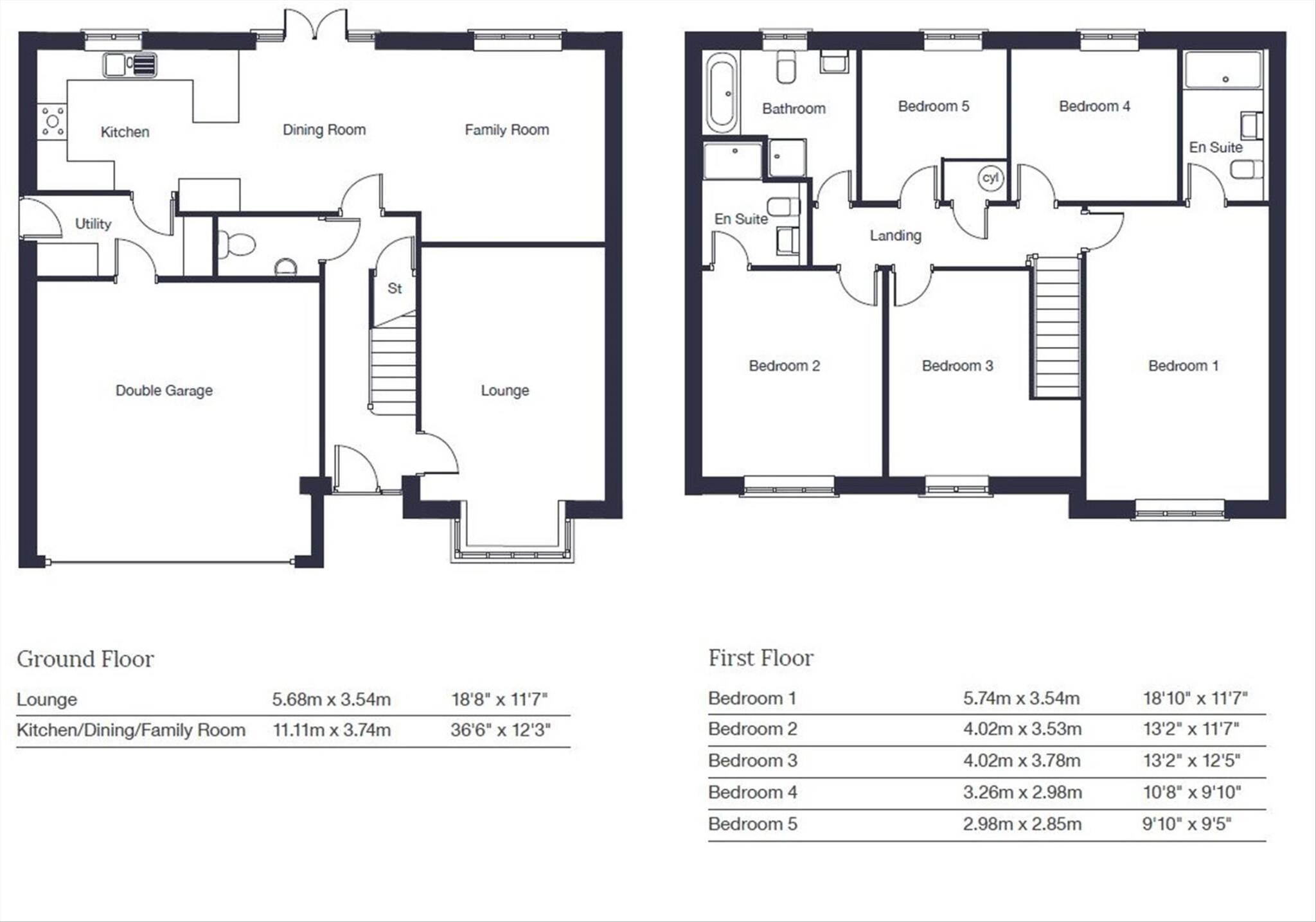 Bowland Rise, Dolphinholme, Lancaster floorplan