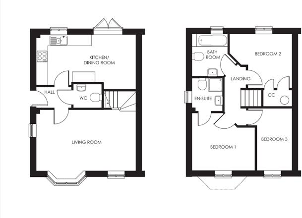 Plot 6, Arundel, Wynne Place, Park Hall, Oswestry floorplan