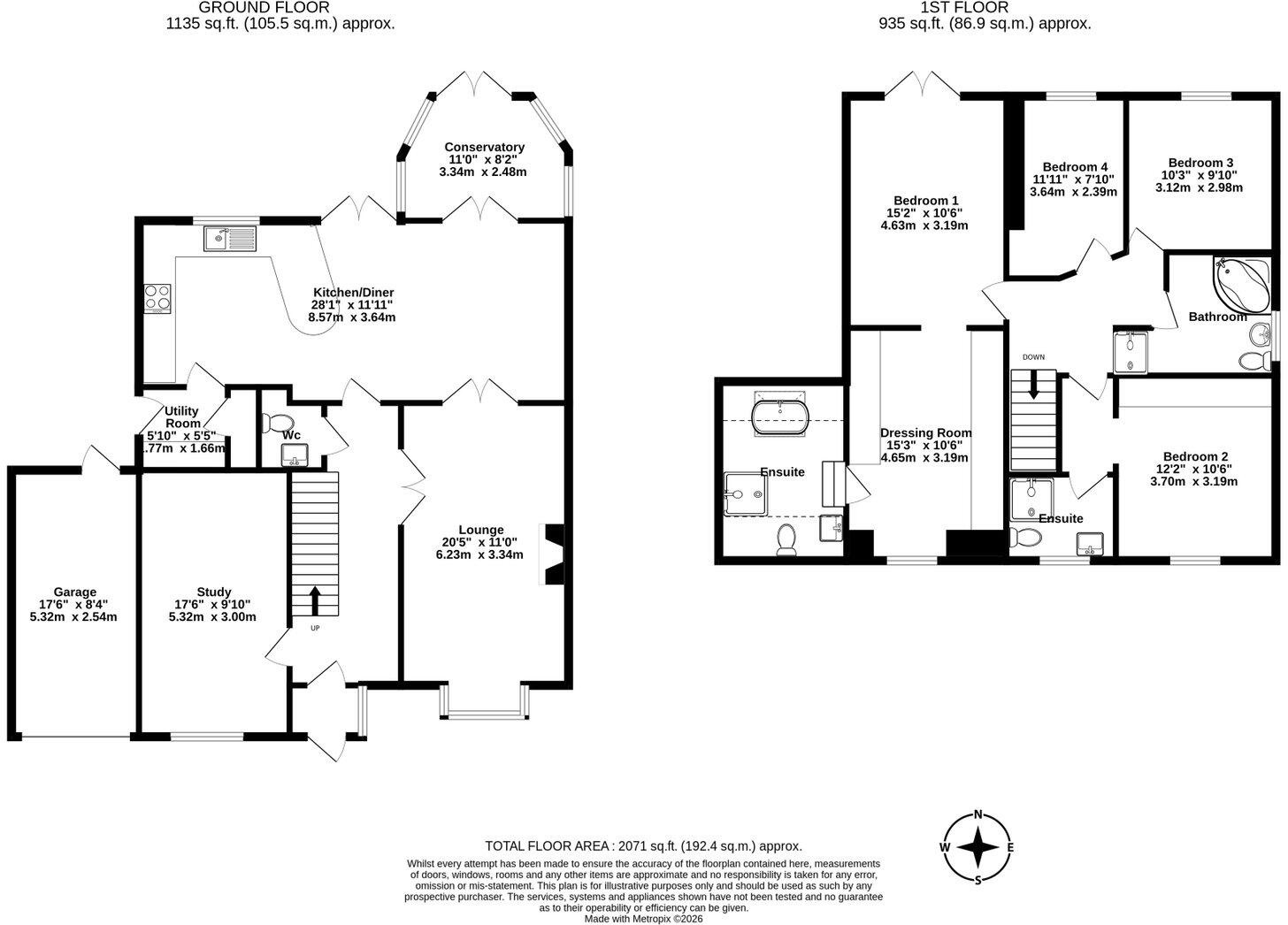 St. Aiden Close, Market Weighton, York, YO43 3HE floorplan