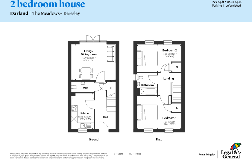 Radburn Drive, The Meadows floorplan