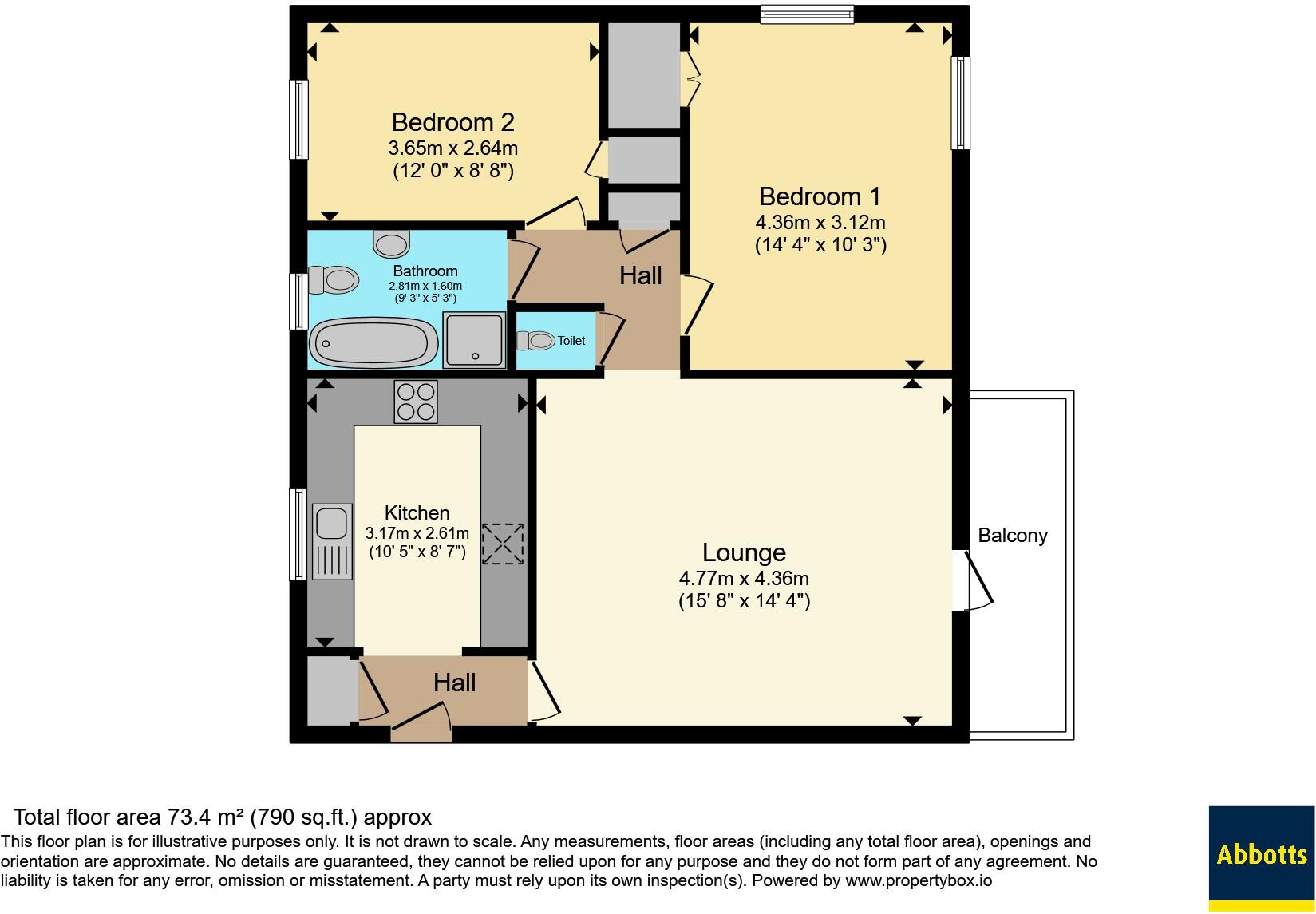 Dungannon Chase, Thorpe Bay, Essex, SS1 floorplan