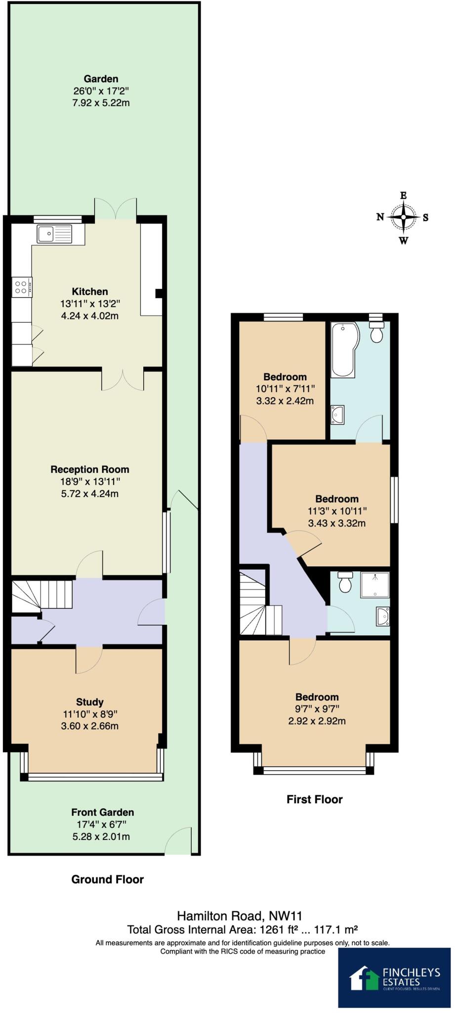 Hamilton Road, London, NW11 floorplan