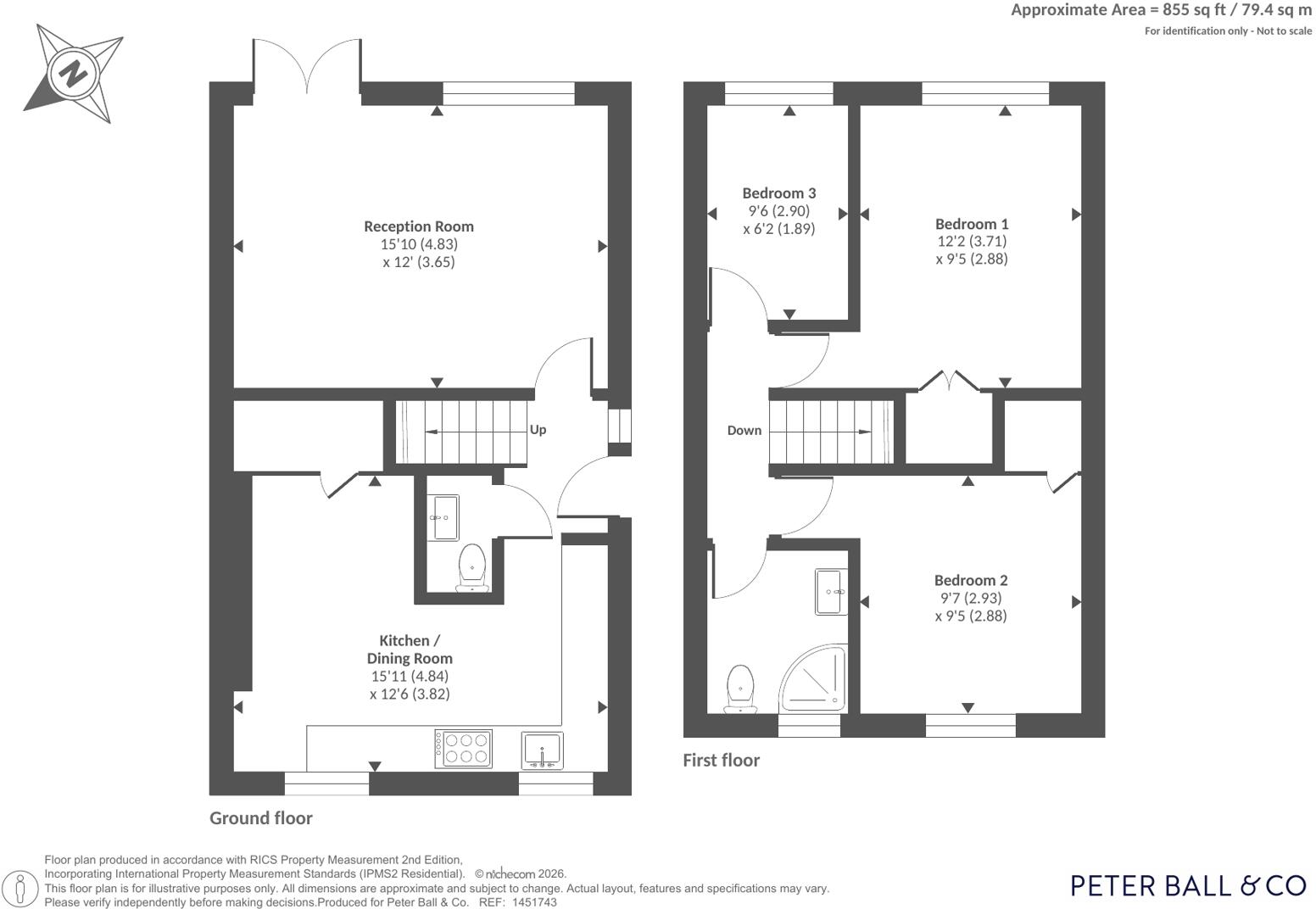 Lapwing Close, Northway, Tewkesbury floorplan