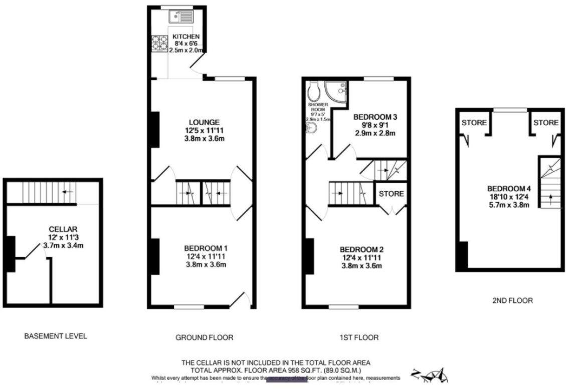 24 Fentonville Street, City Centre floorplan