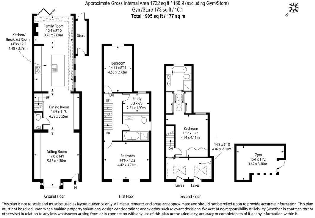 Elmgrove Road, Weybridge, KT13 floorplan