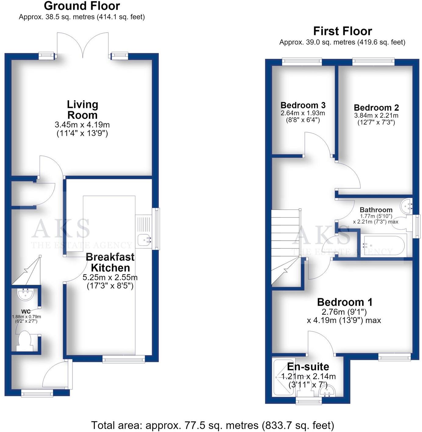 Astley Gardens, Hilton, DE65 floorplan