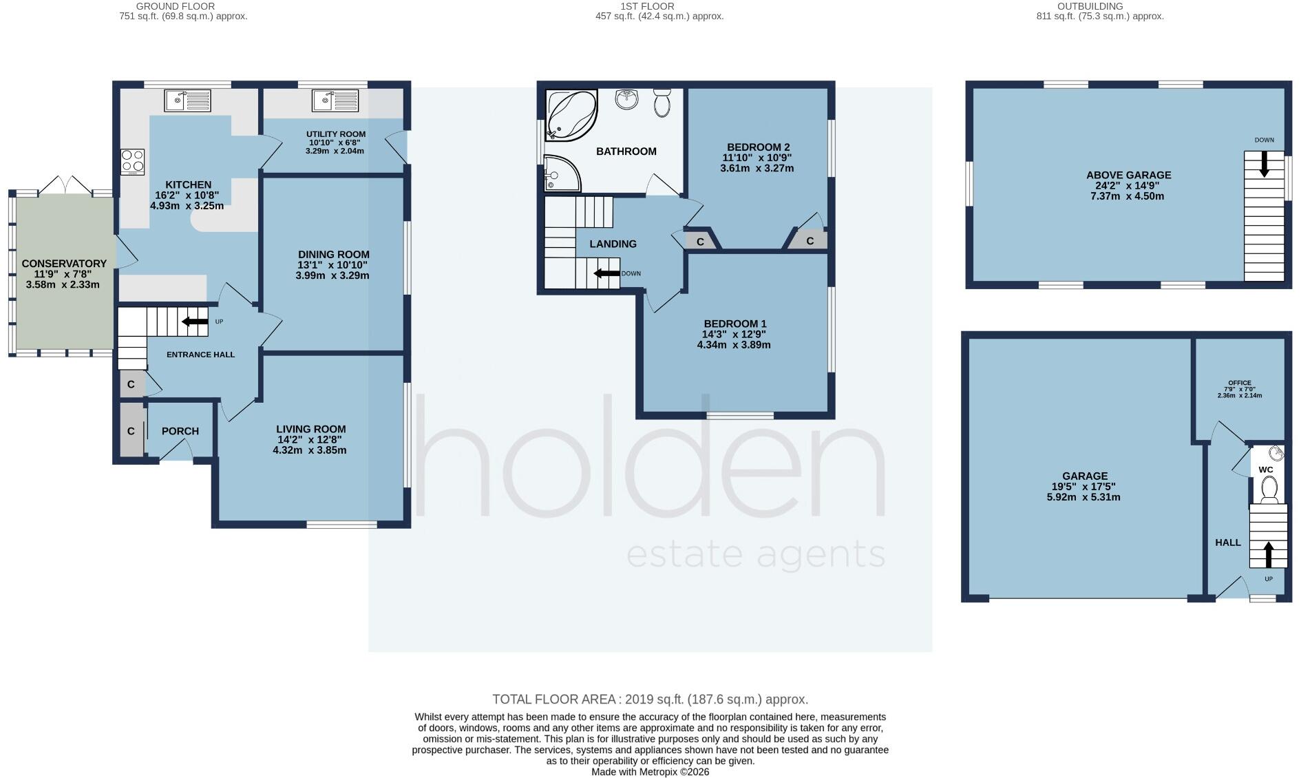 The Downs, Maldon floorplan