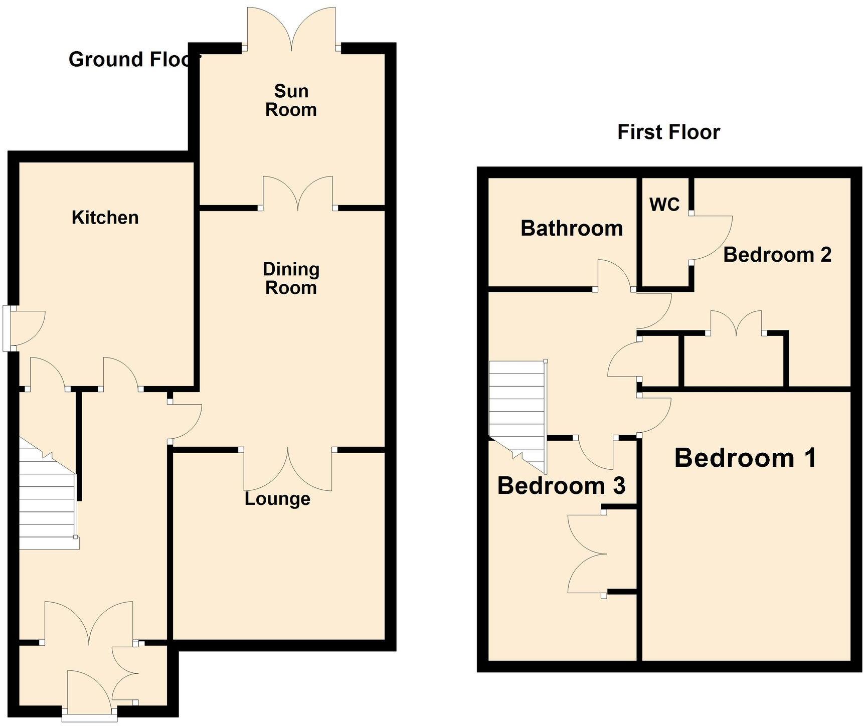 Enderby Crescent, Gainsborough, DN21 floorplan